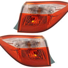 Outer Quarter Panel Mounted Tail Light Lamp LH RH Pair for Toyota Corolla