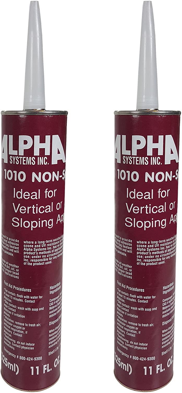 RecPro 2 Pack Alpha Systems 1010 Non-Sag RV Lap Sealant