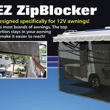 CAREFREE 701509ACD Black 15' x 9' Drop RV Awning EZ ZipBlocker