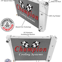 Champion Cooling, Multiple Chevrolet, Pontiac 3 Row All Aluminum Radiator, CC571