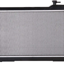 Lynol Cooling System Complete Aluminum Radiator Direct Replacement Compatible With 1996-1997 Rav4 Rav 4 2 Door Coupe 4 Door Sedan L4 2.0L