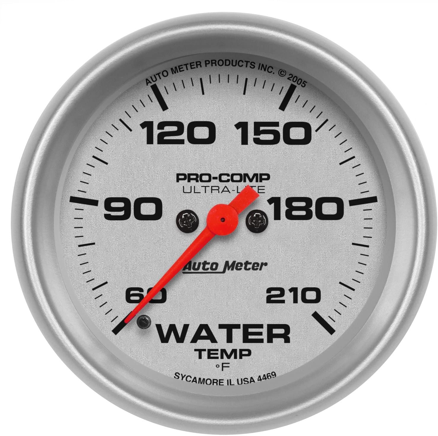 Auto Meter 4469 Ultra-Lite Water Temperature Gauge