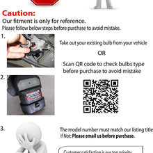 ICBEAMER H10 9140 9145 12V 55W Direct Plugin Can Replace OEM Auto Factory Halogen Fog Light Bulbs [Super White]