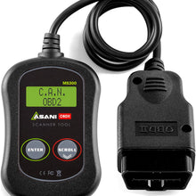 OBD2 Scanner Check Engine Code Reader, MS300 Car Diagnostic Tool for Most SUVs, Trucks, Vans, and Cars, OBD II Auto Car Scan Tool for Reading Error Codes, Turning Off MIL Light, and Checking VIN