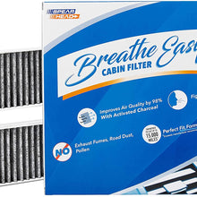 Spearhead Premium Breathe Easy Cabin Filter, Up to 25% Longer Life w/Activated Carbon (BE-161)