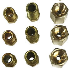 ASD Brake Line Fittings Assortment For 3/16" Tube (3/8" - 24 Thread, Inverted Flare) (Pack of 15-5 Short Nuts, 5 Long Nuts, 5 Unions)