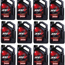 Motul 104129 Set of 12 300V Road Racing 15W-50 Motor Oil 1-Gallon Bottles