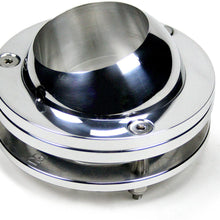 Ididit Steering 2401550040 2” Polished Aluminum Chrome Swivel Ball Floor Mount