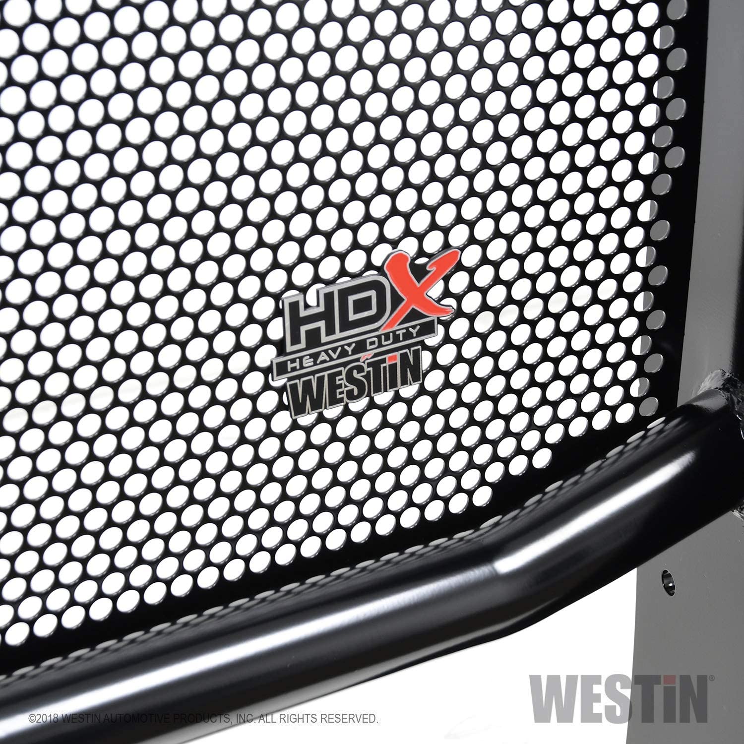 Westin 57-3965 HDX Grille Guard 2 in. Dia. Black Steel HDX Grille Guard