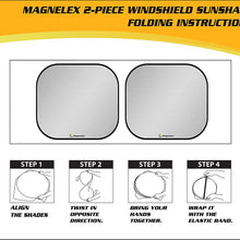Windshield Sun Shade with Bonus 2 Pack Cling Sunshades. 210T Reflective Fabric Blocks Sun and Keeps Your Vehicle Cool. Foldable Sun Shield for Car Windshield. Windshield Sunshade (Universal Fit)