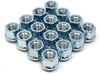 White Knight 791307-1SAM Chrome M12x1.50 Open End Bulge Acorn Lug Nut Kit with Wheel Locks, 20 Pack