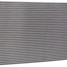 A/C Condenser Compatible with 2003-2009 Chrysler PT Cruiser Aluminum Core