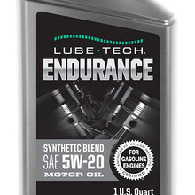 Lube-Tech 161944 Endurance 5W-20 Synthetic Blend Motor Oil (Pack of 6)
