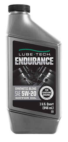 Lube-Tech 161944 Endurance 5W-20 Synthetic Blend Motor Oil (Pack of 6)