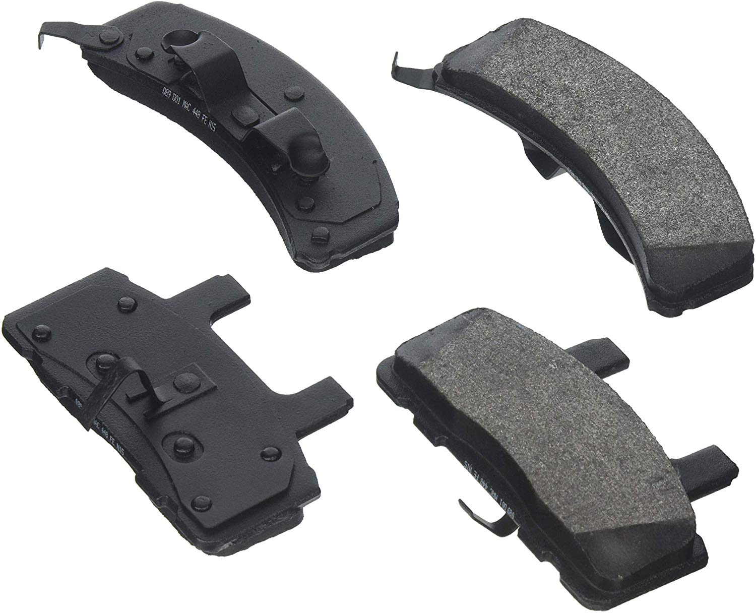 Bosch BE369H Blue Disc Brake Pad Set with Hardware for Select Cadillac, Chevrolet, Dodge, and GMC Trucks, Vans, and SUVs - FRONT