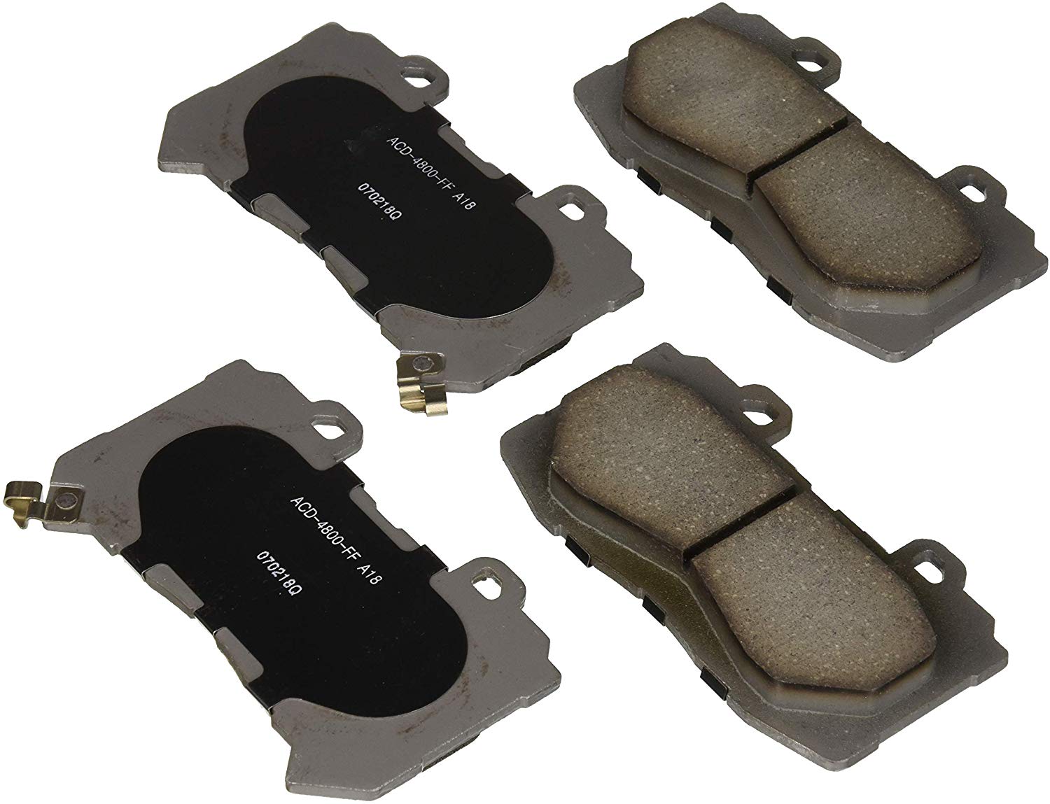 ACDelco 14D1802CH Advantage Ceramic Front Disc Brake Pad Set