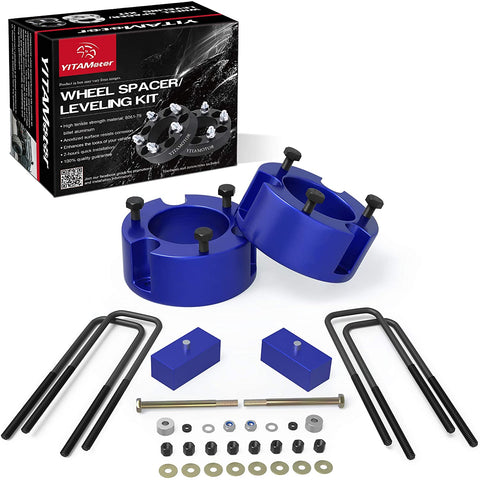 YITAMOTOR Leveling Lift Kit Compatible for Tacoma, 3 inch Front and 2 inch Rear Forged Strut Spacers Compatible for 2005 - 2020 Toyota Tacoma 2WD 4WD 6 lugs