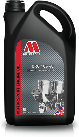 Millers Oils CRO 10w40 -Competition Running-in Oil, 5 Liter jug
