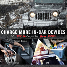 VTIN Upgraded 1200A Car Jump Starter, 12V Power Pack Jump Starter (Up to 8.0L Gas 6.0L Diesel Engines) Portable Battery Booster Power Bank with QC 3.0 Outputs Type-C Port & Safety Jumper Cable