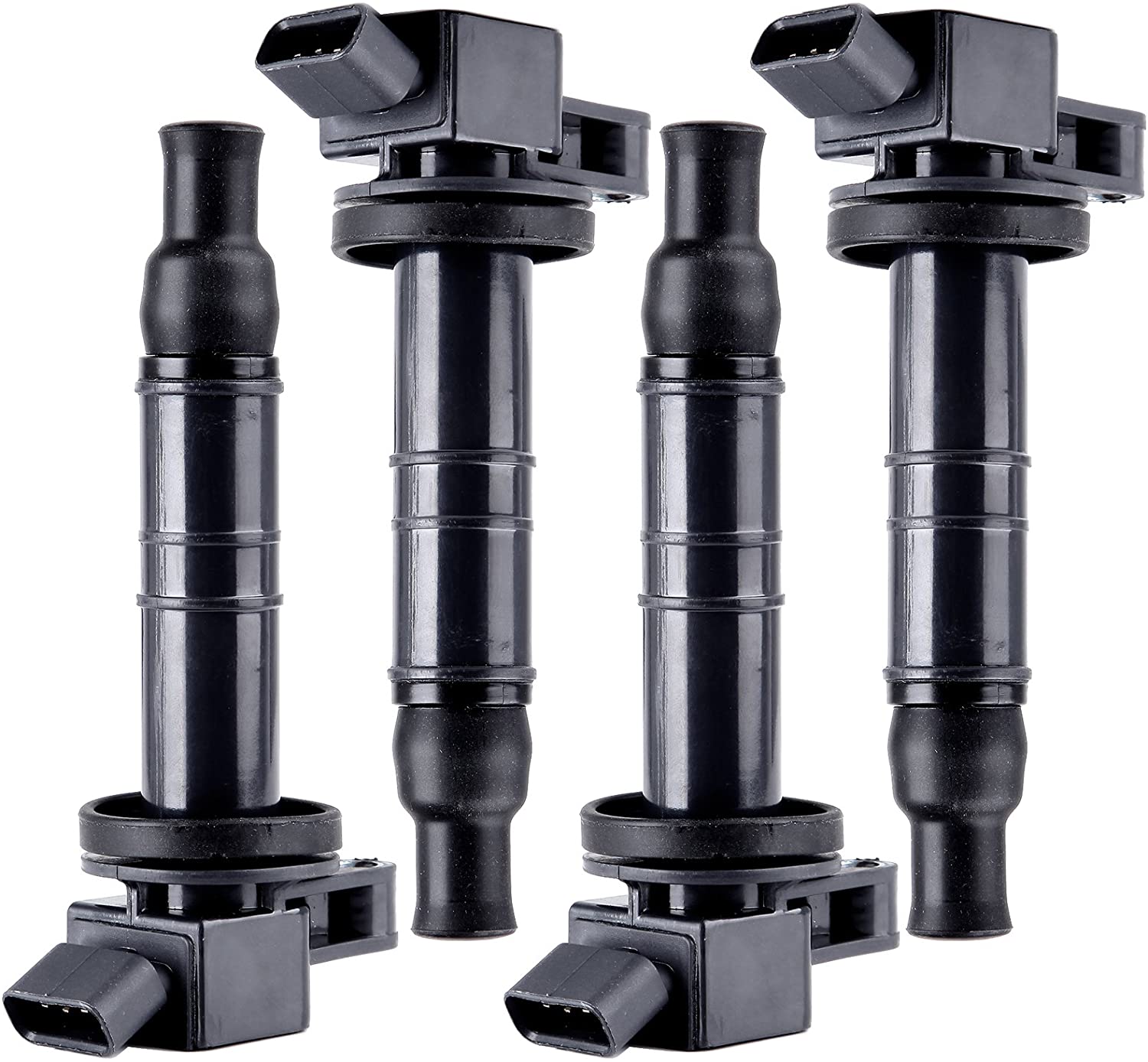 FINDAUTO Pack of 4 Ignition Coil Fits for Lexu-s HS250H/P-ontiac Vibe/Scio-n TC/Toyot-a 2001-2012 Replacement with OE: UF333 C1330