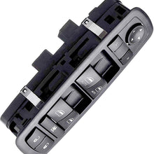 APDTY 133907 Master Power Window Switch Fits 2009-2012 Dodge RAM 1500 2500 3500 Crew Cab Pickup With"A" On Both Front Window Buttons (Without Power-Fold Mirrors; Replaces 4602863AD, 4602863AB)