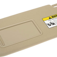 Dorman 74212 Drivers Side Sun Visor Assembly for Select Hyundai Models, Beige