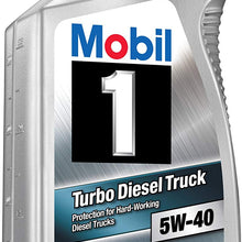 Mobil 1 98HM64 122253 5W-40 Turbo Diesel Truck Synthetic Motor Oil-1 Quart