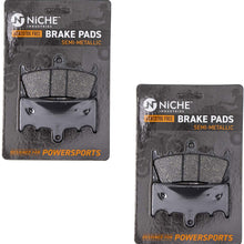 NICHE Brake Pad Set For Kawasaki Ninja ZX6R ZX9R ZZR600 43082-1213 43082-1224 Complete Semi-Metallic