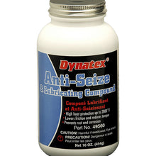 Dynatex 49560 Industrial Aluminum Anti-Seize and Lubricating Compound Paste, 16 oz Brush Top Bottle, -60 to 2000 Degree F, Silver Grey