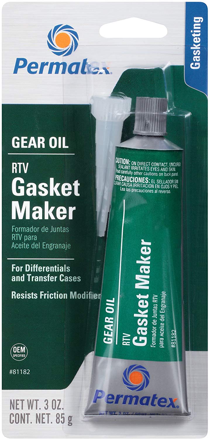 Permatex 81182 Gear Oil RTV Gasket Maker, 3 oz.