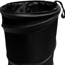 FH Group FH1120BLACK Auto Car Trash Can Portable Collapsible Car Trash Can Waterproof Garbage Container Small, Black Color