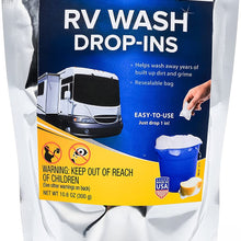 Camco 41580 RV Wash Drop-in Pods (Ready to Use Just Drop in Bucket of Water - Wash Away Dirt and Built up Grime),6 Pack