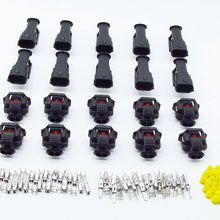 CNKF 10 Sets Bosch 3.5mm 2 pin male female diesel fuel Common rail injector and Crankshaft Sensor connector for VW Audi 1928403874
