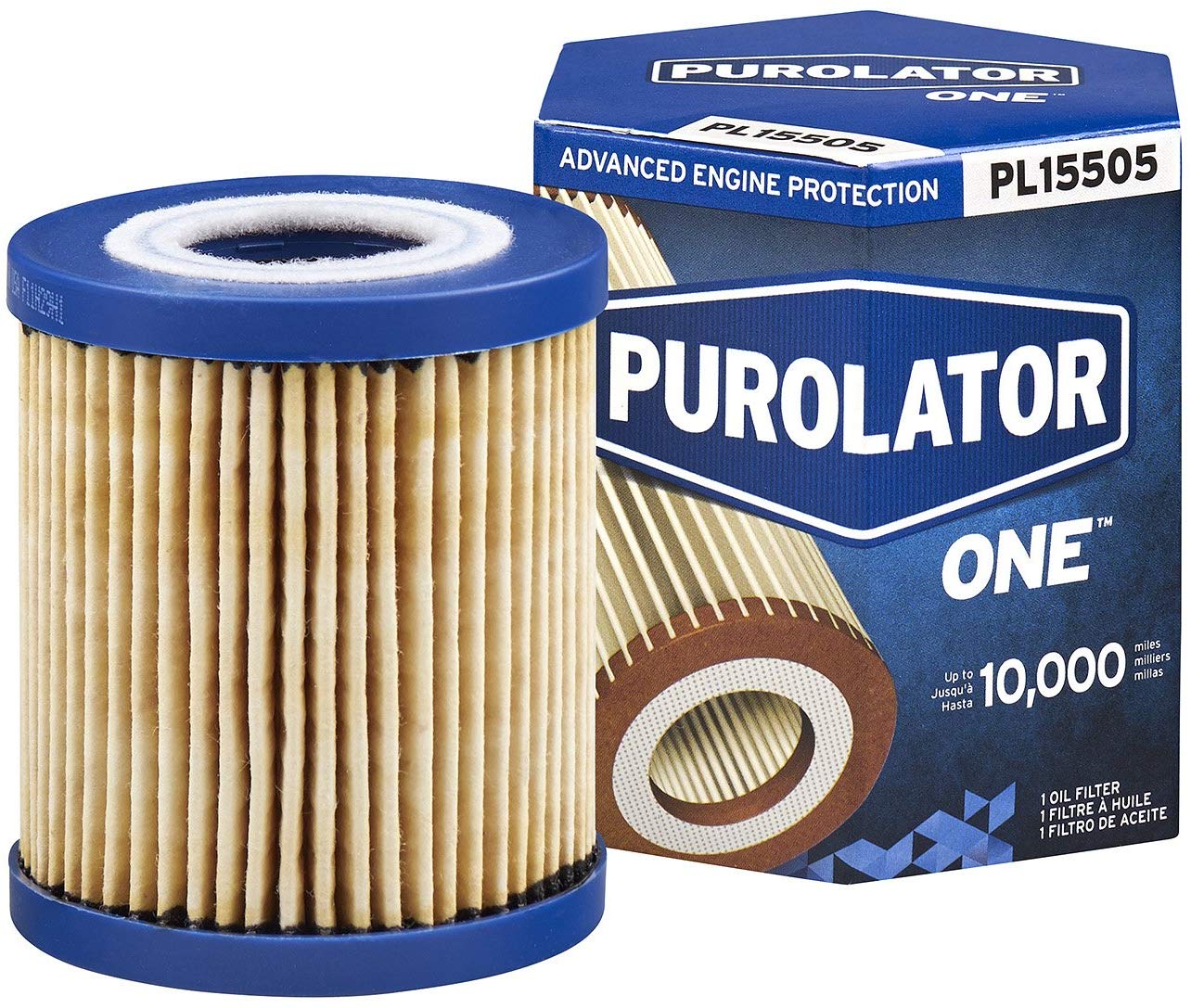 Purolator PL15505 Blue Single PurolatorONE Advanced Engine Protection Cartridge Oil Filter