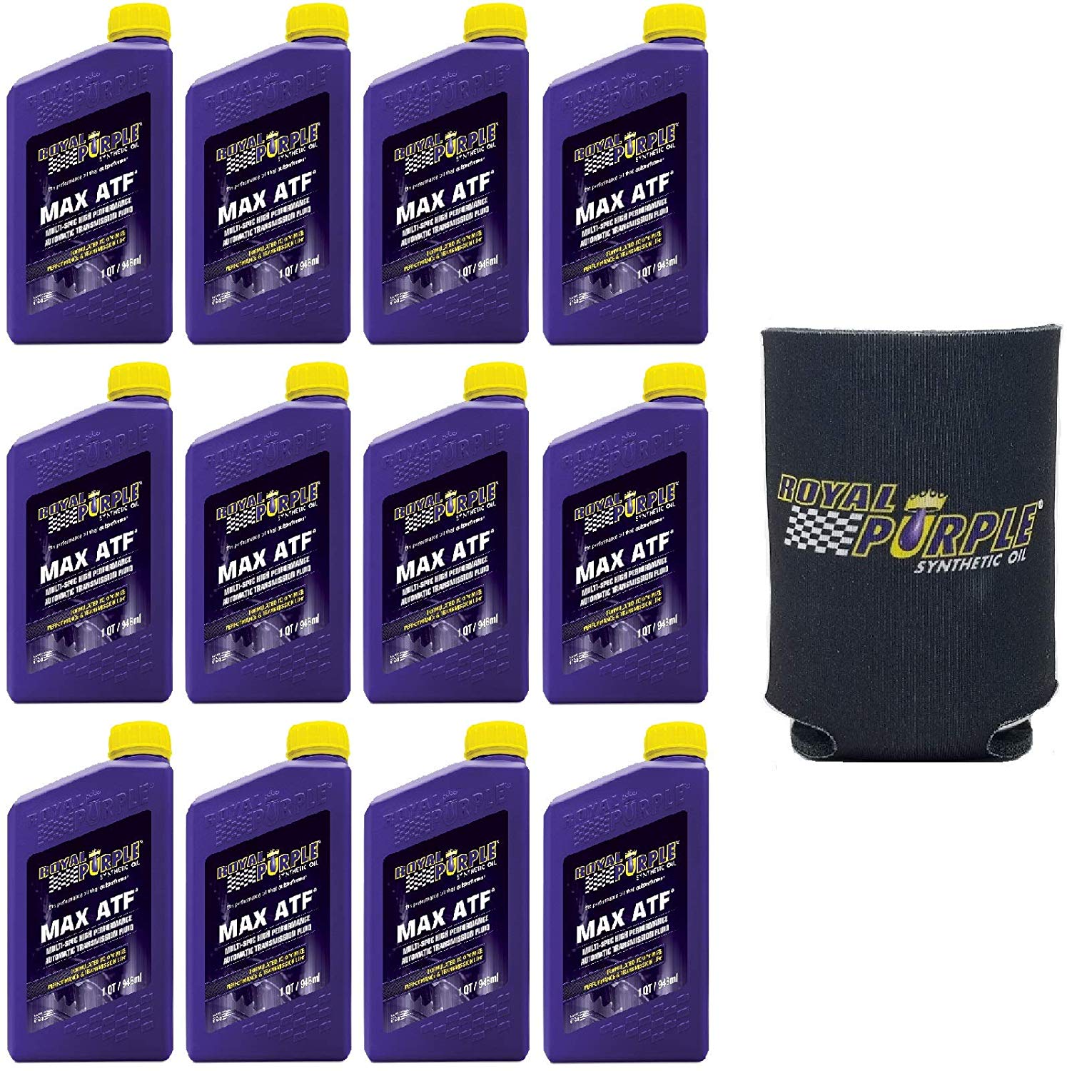 Royal Purple 01320 Case of 12 Max Automatic Transmission Fluid - 1 Quart with Koozie