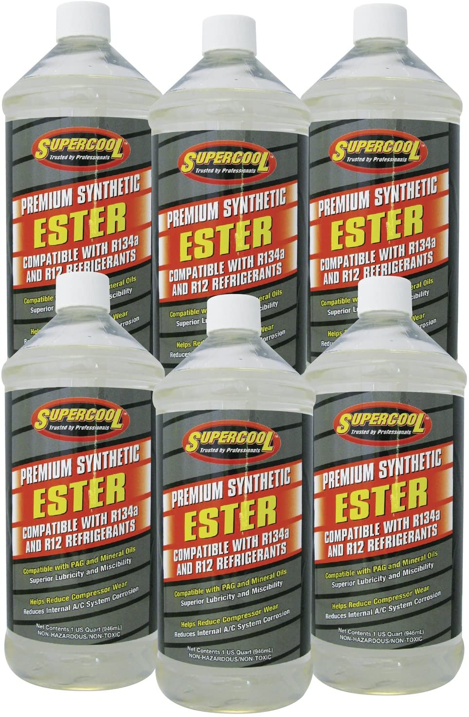 TSI Supercool E31-6CP Ester Oil, 1 Quart, 6 Pack