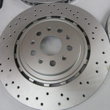 Maserati Ghibli Quattroporte 2014-16 front & rear brake pads rotors TopEuro LOW DUST #519