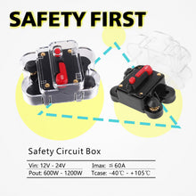 8 Gang Switch Panel, AKD Part Circuit Control Box Universal Jeep Switch Box Wiring Harness Touch Panel On Off Button for Pickup ATV UTV Truck Marine