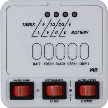 RV Tank Sensor Monitor Panel M25 | KIB Replacement | Panel Only | Level Sensor | Fresh Water or Holding Tank Level Sensor (Black)