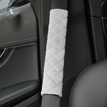 Car Seat Belt Cushions Shoulder Pad Soft Two Packs for All Car Owners for a More Comfortable Driving (Grey)