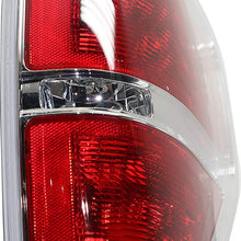 Tail Light Lens and Housing Compatible with 2009-2014 Ford F-150 Styleside Chrome trim Passenger Side