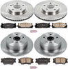 Autospecialty KOE6480 Daily Driver 1-Click OE Replacement Front/Rear Brake Kit