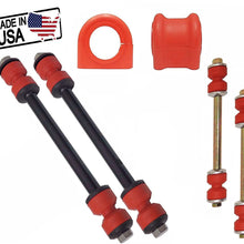 6PC Front/Rear Sway Bar Links + Front Bushings FITS 2002-2005 FORD EXPLORER MOUNTAINEER 29/30MM BAR