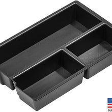 Vehicle OCD - Lower Center Console Organizer Tray for Dodge RAM 1500 (2009-18), RAM 2500/3500 (2010-18), RAM 1500 Classic (2019)(Full Console w/Bucket Seats ONLY) - Made in USA