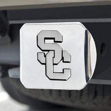 FANMATS - 14975 NCAA Univ of Southern California Trojans Chrome Hitch Cover,3.4"x4"