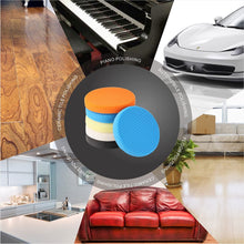 SPTA 5Pcs 7" Face for 6.7'' Backing Plate 7"/180mm Compound Buffing Sponge Pads Polishing Pads Kit Buffing Pad For Car Buffer Polisher Sanding,Polishing, Waxing