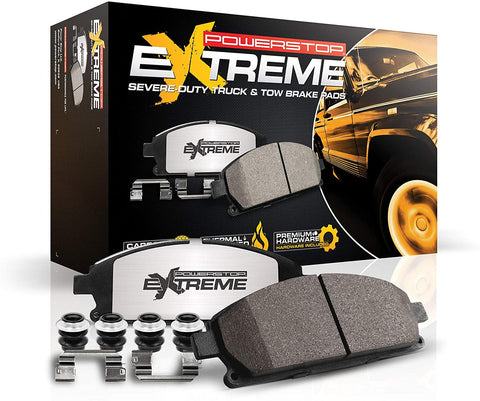 Power Stop Z36-976B Z36 Truck & Tow Front Carbon-Fiber Ceramic Brake Pads