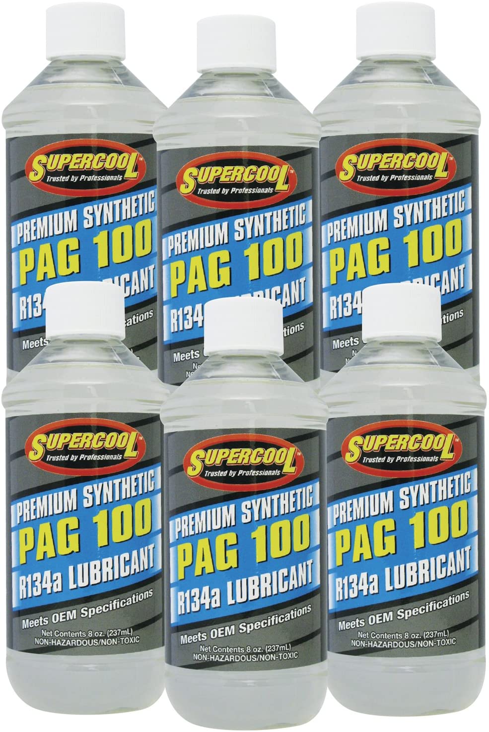 TSI Supercool P100-8-6CP 100 PAG Viscosity Oil, 8 oz, 6 Pack