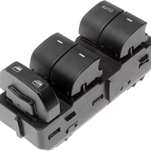 Dorman 901-219 Front Driver Side Master Window Switch - 5 Button for Select Ford Models, Black