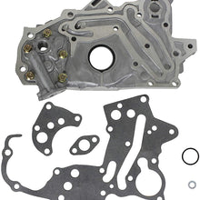 DNJ OP105 Oil Pump for 1985-1991 / Dodge, Hyundai, Mitsubishi, Plymouth/Colt, Cordia, Galant, Mighty Max, Ram 50, Sonata, Tredia, Van / 1.8L, 2.0L, 2.4L / SOHC / L4 / 8V / VIN D, VIN S